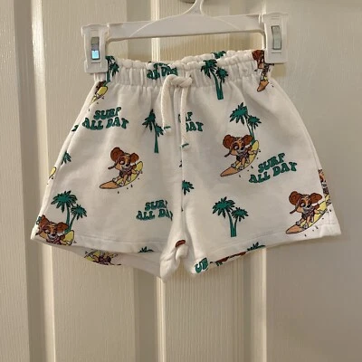 Zara Girls Nickelodeon Paw Patrol Skye Shorts Surf All Day Size 3-4 years NWT - Image 1 of 4