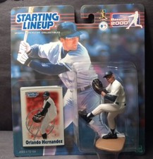 2000 STARTING LINEUP & CARD MLB ORLANDO HERNANDEZ "El Duque" NY YANKEES SLU