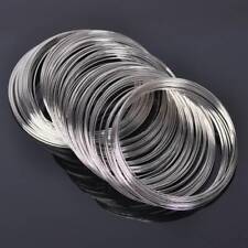 200 Loops Stainless Silver Memory Wire Bracelet/Bangle DIY Bracelet 0.6x60mm