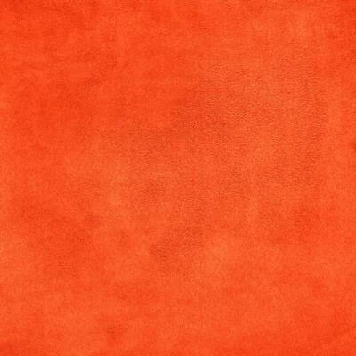 Luxury Faux Upholstery Suede Fabric Material 225g - SPICY ORANGE - Image 1 of 2