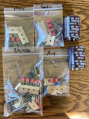Pioneer SA-7500 Complete Rebuild Kit High-Quality Amplifier Recap Transistors - Image 1 of 4