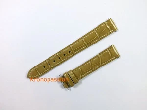 Harry Winston Beige Alligator Strap for the Avenue Series 14mm by 12.5mm OEM New - Picture 1 of 3