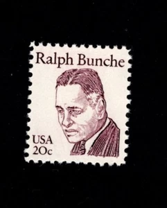 1860 Ralph Bunch 20¢  Single MNH - Picture 1 of 1
