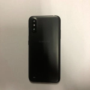 ORIGINAL BACK AKKUFACHDECKEL RÜCKGLAS FÜR GEHÄUSE SAMSUNG GALAXY A01 (SCHWARZ) - Bild 1 von 2