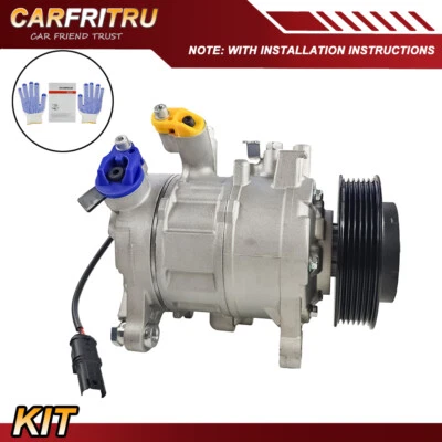AC A/C Compressor with Clutch for Mercedes-Benz W222 S550 2014-2015 S63 AMG 2014 - Image 1 of 4