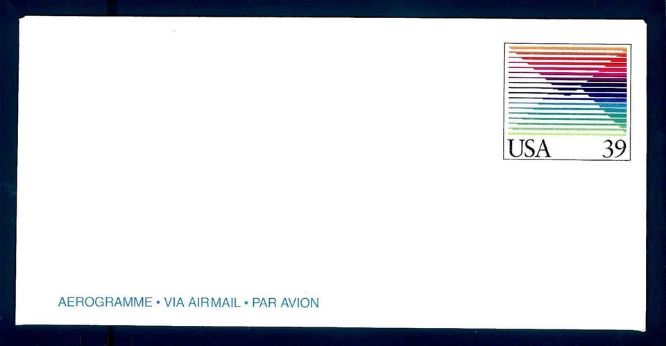 UNITED STATES - USA - BUSTA - 1988 - 39c multicolore. Arte contemporanea - Immagine 1 di 1