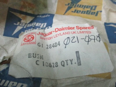 Втулки рулевой рейки Jaguar XK140, XK150, XK150S (2) новые из старых запасов Jaguar C10628 - Изображение 1 из 4