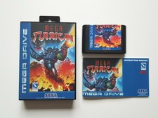 Complete set pal mega turrican mega drive with manual pal (reproduction)