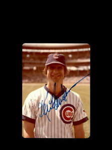 Ken Henderson Signed Original 1970`s 4x5 Snaphot Photo Chicago Cubs At Wrigley