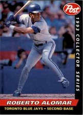 1993 POST COLLECTOR SERIES - #22 ROBERTO ALOMAR - TORONTO BLUE JAYS -
