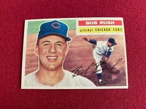 1956, Bob Rush, Topps Trading Card (#214)  Scarce / Vintage (High Grade)