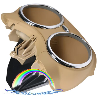 New For Mercedes-Benz CLS 55 63 500 C219 2006-2011 Dual Cup Holder Bracket Beige - Image 1 of 4