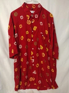 Georg Roth Of Germany XL Button Up Short Sleeve Red Shirt - Picture 1 of 4