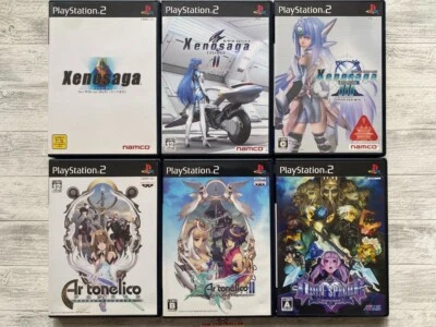 SONY PS2 Xenosaga EpisodeⅠⅡ Ⅲ & Ar Tonelico 1 2 & Odin Sphere set from Japan - Image 1 of 4