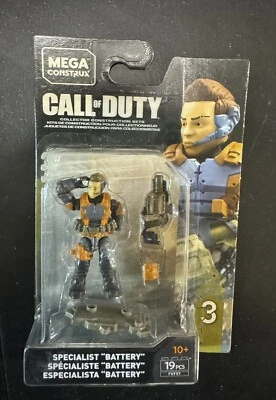 Mega Construx Call of Duty Especialista Batería SELLADA BACALAO MINI FIGURA COMPLETA Foto 1 de 2