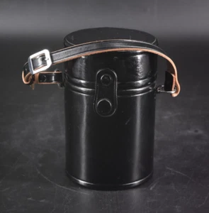 VTG Nikon CL-16 Hard Leather Lens Case Interior 2 7/8" diameter x 5" Tall OEM - Picture 1 of 8