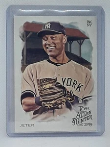 Derek Jeter 2019 Topps Allen & Ginter Baseball - #134 - New York Yankees - Picture 1 of 2