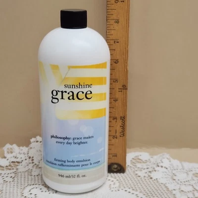 PHILOSOPHY SUNSHINE GRACE FIRMING BODY EMULSION 32 OZ SEALED RARE FIND - Image 1 of 4