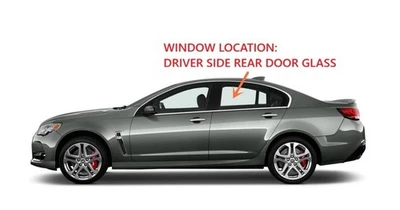 Fits 2014-2017 Chevrolet SS Driver Left Side Rear Door Window Glass US Model Foto 1 de 2