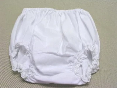 Baby girl Diaper cover with ruffles on  leg openings 6 to 12 m0nths double seat - Image 1 of 3