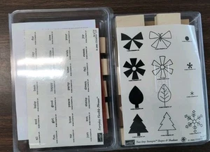 NEW 2004 Lot Of 2 Stampin Up Two-Step Stamping Up Everyday Flexible Phrases - Picture 1 of 11