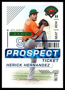 2024 Panini Prospect Edition HENRICK HERNANDEZ PROSPECT TICKET 16/25 #125 - Bild 1 von 2