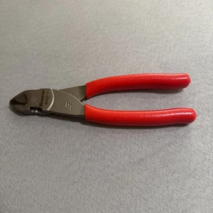 Snap-On Tools 87ACF 7" Red Soft Grip Diagonal Cutter USA NEW - Bild 1 von 8