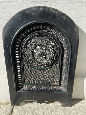 Antique 1800s James L Jackson No 59 Cast Iron Fireplace Cover - Image 1 of 4