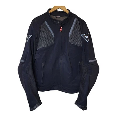 Chaqueta de malla Dainese Shotgun Tex negra moto carreras equitación armadura almohadillas Euro 56 Foto 1 de 4