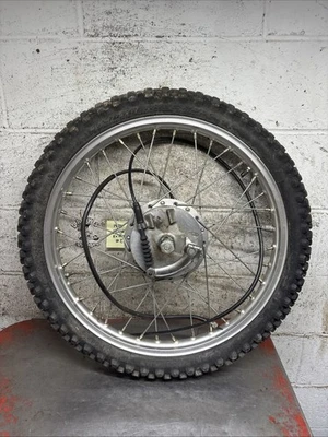 1979 Kawasaki Ke250b Ke250 Ke 250 Front Wheel Brakes Axle - Image 1 of 4
