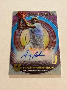 2022-23 BOWMAN INCEPTION U AVERY ANDERSON ROOKIE AUTO OKLAHOMA STATE C3 - Picture 1 of 2