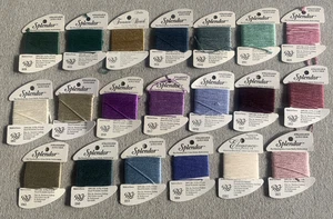 Lot of 20 Needlepoint/Embroidery THREAD RAINBOW GALLERY Splendor Silk Mixed - Picture 1 of 10