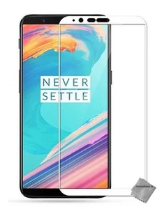 Film de protection verre trempe incurve integral pour OnePlus 5T - BLANC - Photo 1 sur 1