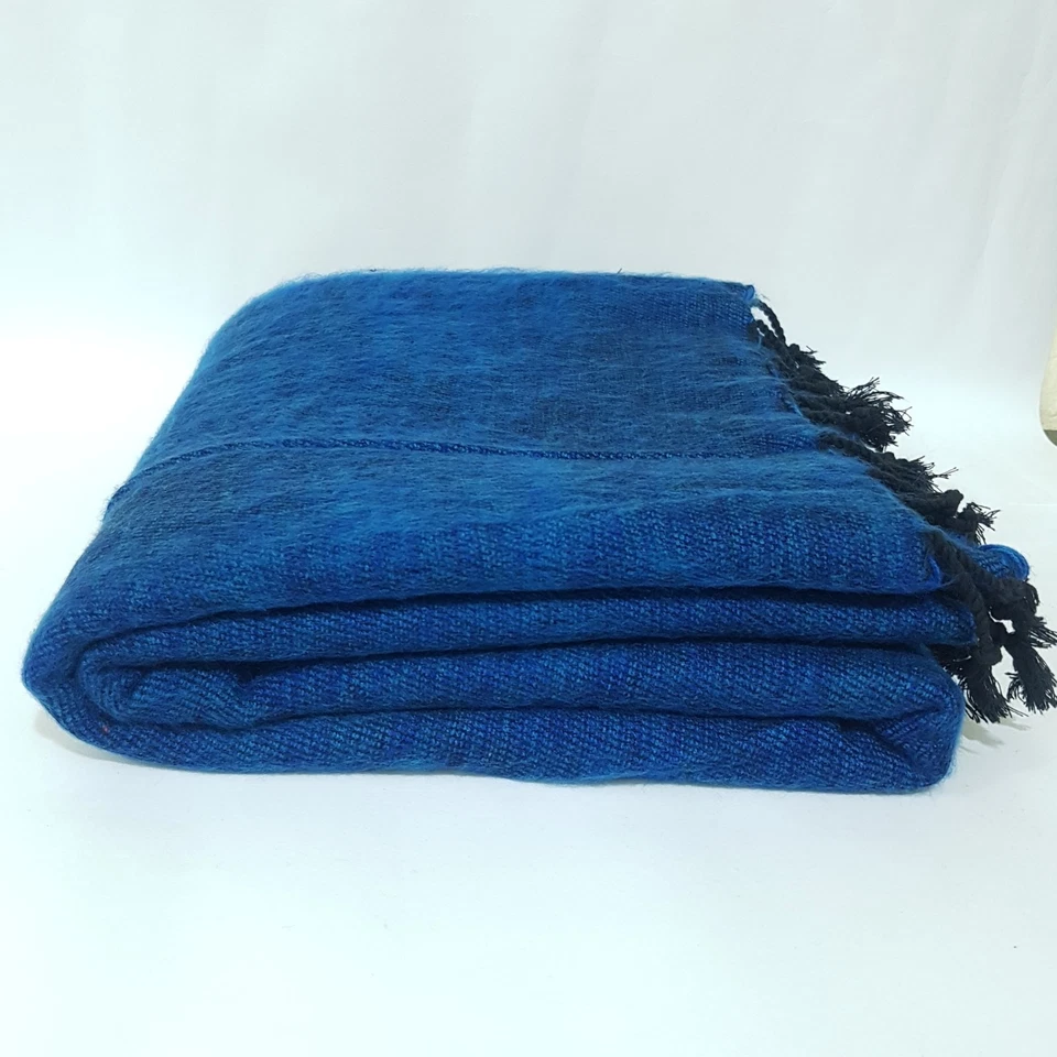 234x115 Cm Yak Wool Blanket, Oversized Couch Sofa Throws, Made In Nepal - Image 1 of 1
