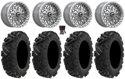 MSA Bolo Bdlk 15" Wheels Si +10mm 28" Attack 2.0 Tires Yamaha Viking Wolverine - Imagem 1 de 4