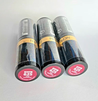 3 PACK Revlon Super Lustrous Lipstick 625 ICED AMETHYST, Pearl Finish New SEALED - Image 1 of 4