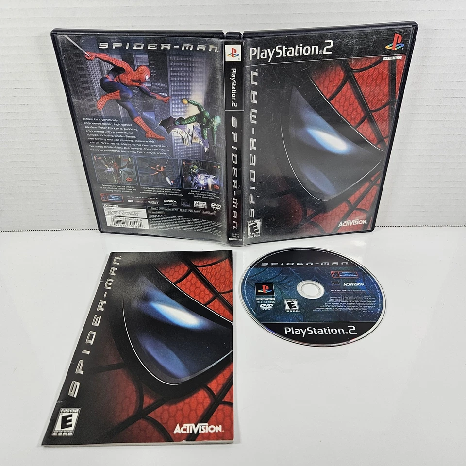 Spider-Man (Sony PlayStation 2, 2002) PS2 полный CIB TL - Изображение 1 из 1
