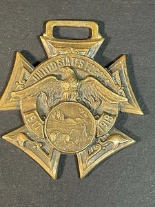 United States Forces WWI Watch Fob From Dearborn County Indiana - Picture 1 of 11