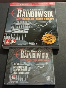 Tom Clancy's Rainbow Six Prima's Strategy Guide Gold Edition & Mission Pack New - Picture 1 of 5