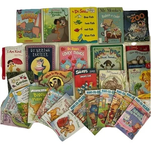 Lot of 28 Beginner Early Readers Kids Books ~ I Can Read, Seuss, Disney READ GVG - Picture 1 of 24
