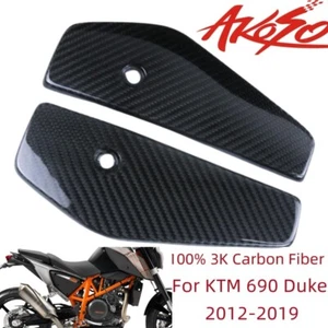 2012-2019 3K Pre-Preg Carbon Fiber for KTM Duke 690 Side Panel Radiator Cover - Picture 1 of 10