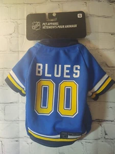 NHL St. Louis Dog Pet Tee Shirt Jersey Size S - Photo 1/8