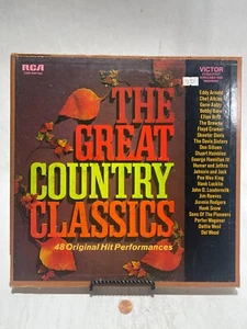 The Great Country Classics 48 Original Hit Performances 4 LP Set RCA CSP-6401e - Picture 1 of 18