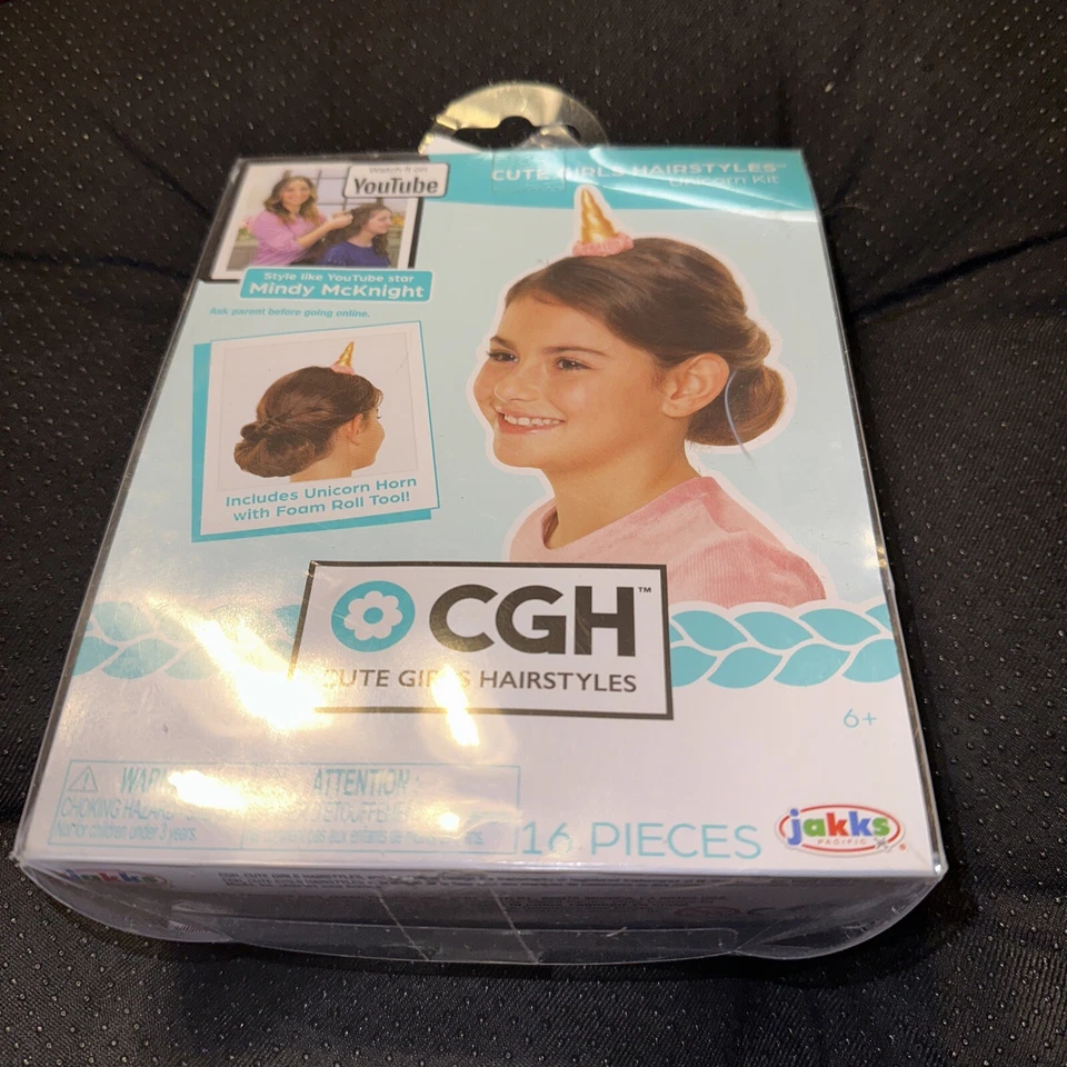 Jakks Pacific Cute Girls Hairstyles Unicorn Kit Mindy McKnight Youtube New - Image 1 of 1