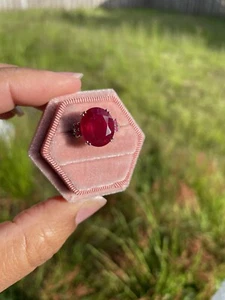 Mahalo Ruby & Diamond Accent 14k YG Ring 9.80ctw  ** See Vid in Description ** - Picture 1 of 11