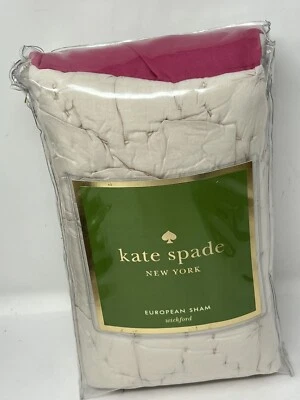 NOVA Capa de Travesseiro Kate Spade Wickford Euro Sham Europeia Algodão/Seda - Imagem 1 de 3
