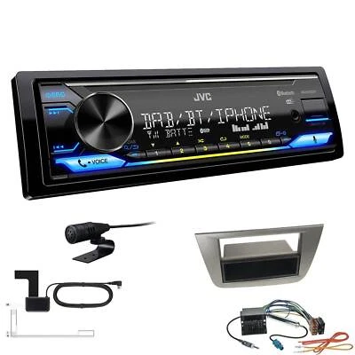 JVC DAB+ Bluetooth USB inkl. Antenne Autoradio für Seat Altea Altea XL anthrazit - Bild 1 von 4