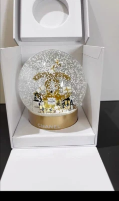 Authentic Chanel Christmas 2023 Novelty Snow Globe  Gift Decoration - Image 1 of 4