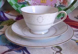 VINTAGE NORITAKE GRAYMONT TEA TRIO CUP SAUCER PLATE MADE IN JAPAN #6217 - Picture 1 of 6