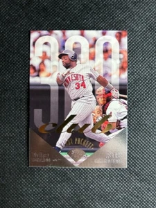 1995 Donruss Leaf #17 Kirby Puckett 300 Club Minnesota Twins FREE SHIPPING - Picture 1 of 2